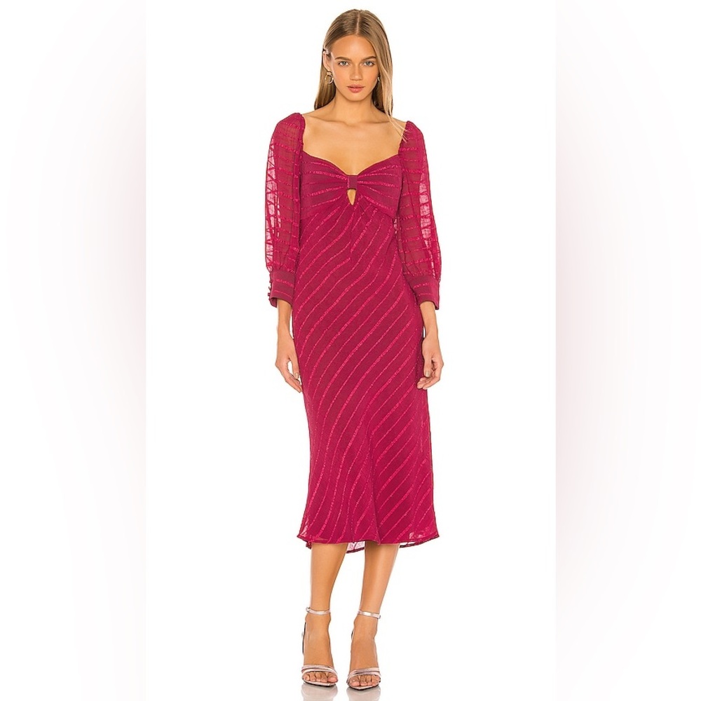 NWOT House of Harlow 1960 X REVOLVE Ananya Midi Dress NWT Size medium